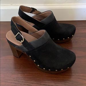 Dansko Delle Platform Clog Wedges Heels